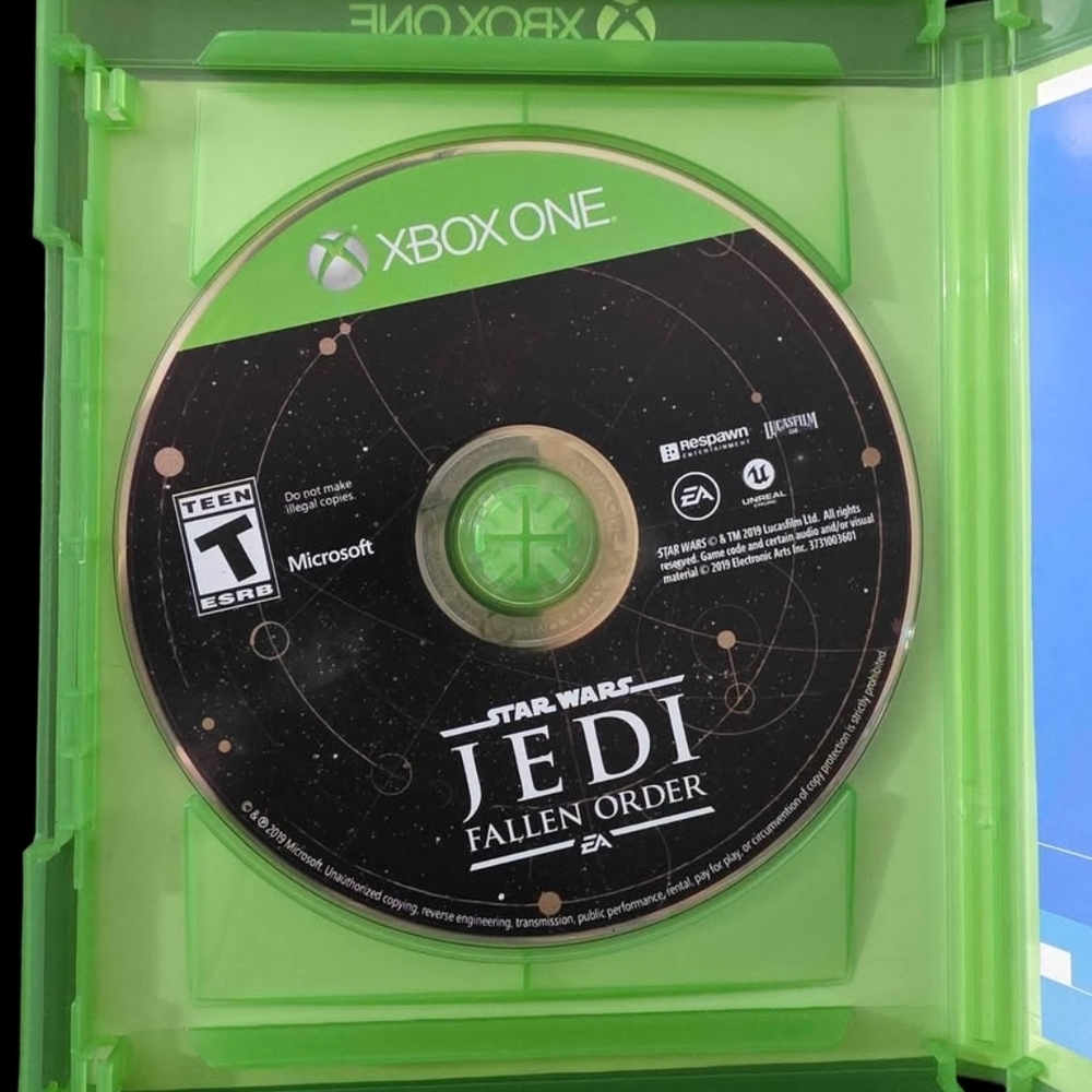 Microsoft Xbox One Star Wars Jedi Fallen Order Game. Used Well Maintained